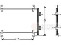 Radiator clima PEUGEOT BOXER bus 244 Z VAN WEZEL 17005302