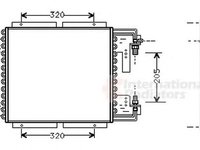 Radiator clima RENAULT CLIO I B C57 5 357 VAN WEZEL 43005187