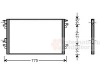 Radiator clima RENAULT LAGUNA II BG0 1 VAN WEZEL 43005366