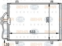 Radiator clima RENAULT MEGANE I Coach DA0 1 HELLA 8FC 351 036-191