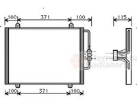 Radiator clima RENAULT MEGANE Scenic JA0 1 VAN WEZEL 43005201