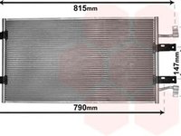 Radiator clima RENAULT TRAFIC II caroserie FL VAN WEZEL 43005451