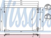 Radiator clima RENAULT TRAFIC II platou sasiu EL NISSENS 94671