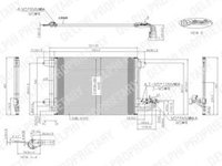 Radiator clima SEAT ALTEA XL 5P5 5P8 DELPHI TSP0225482