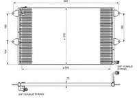 Radiator clima SEAT CORDOBA 6K1 6K2 NRF 35034