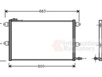 Radiator clima SEAT CORDOBA Vario 6K5 VAN WEZEL 58005144