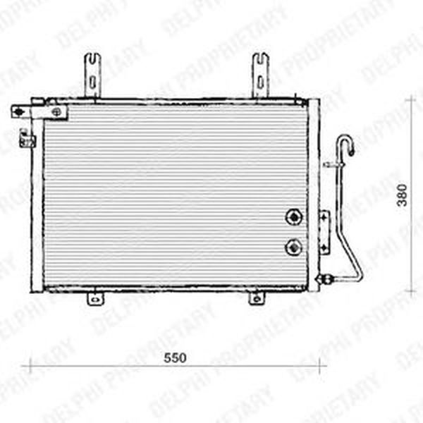 Radiator clima SEAT LEON 1M1 DELPHI TSP0225133