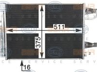 Radiator clima SMART FORFOUR 454 HELLA 8FC 351 304-764