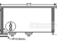 Radiator clima SMART ROADSTER 452 VAN WEZEL 29005007