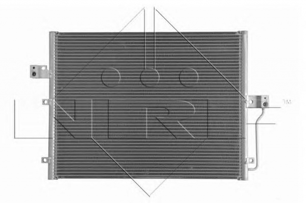Radiator clima SSANGYONG ACTYON SPORTS II NRF 350018