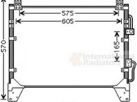 Radiator clima SSANGYONG REXTON GAB VAN WEZEL 81005142