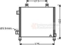 Radiator clima SUZUKI IGNIS FH VAN WEZEL 52005120