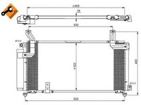 Radiator clima SUZUKI LIANA ER NRF 35847