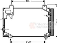 Radiator clima TOYOTA AVENSIS limuzina T25 VAN WEZEL 53005394