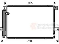 Radiator clima TOYOTA AVENSIS limuzina T25 VAN WEZEL 53005559