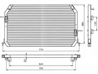 Radiator clima TOYOTA CAMRY Station Wagon XV1 CV1 V10 NRF 35203