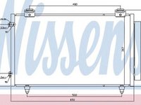 Radiator clima TOYOTA COROLLA combi E12J E12T NISSENS 940299