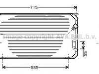 Radiator clima TOYOTA COROLLA Wagon E10 AVA TO5190