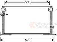 Radiator clima TOYOTA HILUX II pick-up LN8 RN5 LN6 YN6 YN5 LN5 RN6 VAN WEZEL 53005562