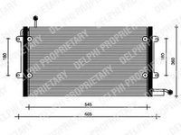 Radiator clima VW GOLF III 1H1 DELPHI TSP0225072