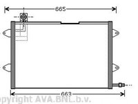 Radiator clima VW GOLF IV Cabriolet 1E7 AVA VW5146