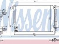 Radiator clima VW JETTA IV 162 163 NISSENS 940238