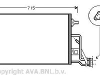 Radiator clima VW PASSAT 3B3 AVA VW5189