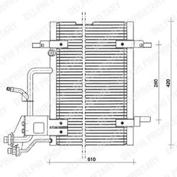 Radiator clima VW PASSAT Variant 3B5 DELPHI TSP0225011