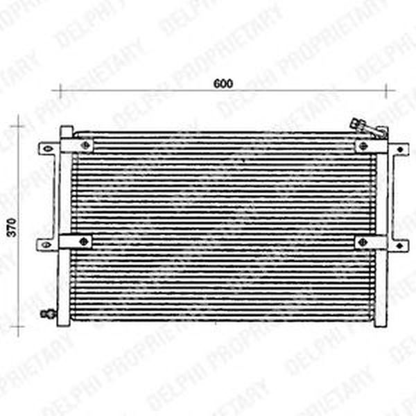Radiator clima VW POLO Variant 6KV5 DELPHI TSP0225100