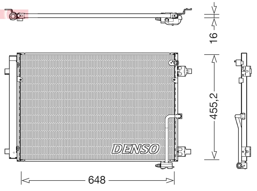 Radiator climatizare Denso AUDI A8 D4 (4H2, 4H8, 4HC, 4HL) 2010-2018 - DCN02045