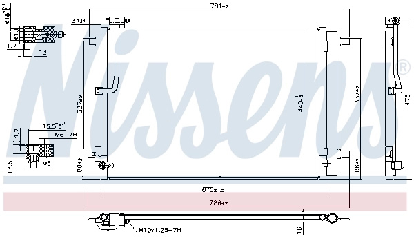Radiator climatizare Nissens AUDI A8 D4 