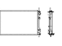 RADIATOR FORD TRANSIT DUPA AN 2000 -produs nou