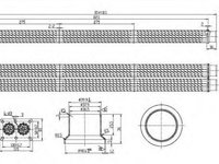 Radiator gaze esapament MAN CLA NRF 48101