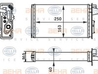 Radiator habitaclu bord ALFA ROMEO GTV 916C HELLA 8FH 351 313-041