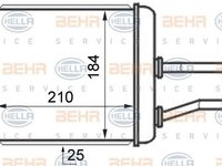 Radiator habitaclu bord ALFA ROMEO GTV 916C HELLA 8FH 351 024-421