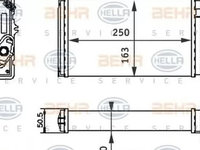 Radiator habitaclu bord ALFA ROMEO GTV 916C HELLA 8FH351313041 PieseDeTop