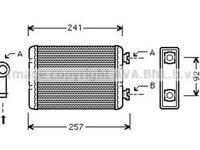 Radiator habitaclu bord BMW 3 Compact E36 AVA BW6257 PieseDeTop