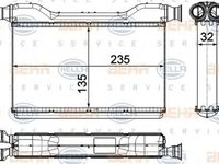 Radiator habitaclu bord BMW 5 F10 F18 HELLA 8FH351315491