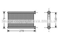 Radiator habitaclu bord BMW X3 F25 AVA BW6342