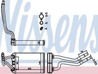 Radiator habitaclu bord CHRYSLER PT CRUISER PT NISSENS 70980