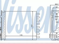 Radiator habitaclu bord DACIA LOGAN MCV KS NISSENS 76512 PieseDeTop