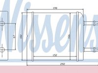 Radiator habitaclu bord DAEWOO MATIZ KLYA NISSENS 76506