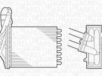 Radiator habitaclu bord FIAT PANDA 169 MAGNETI MARELLI 350218075000