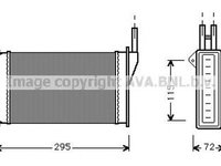 Radiator habitaclu bord FORD ESCORT V GAL AVA FD6098