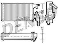 Radiator habitaclu bord IVECO DAILY II platou sasiu DENSO DRR12002