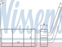 Radiator habitaclu bord LAND ROVER FREELANDER Soft Top LN NISSENS 73001