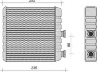 Radiator habitaclu bord MAZDA 323 F VI BJ MAGNETI MARELLI 350218270000