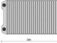 Radiator habitaclu bord MAZDA 323 F VI BJ MAGNETI MARELLI 350218280000