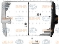 Radiator habitaclu bord MERCEDES-BENZ C-CLASS W202 HELLA 8FH 351 311-761