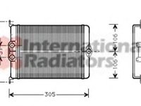 Radiator habitaclu bord MERCEDES-BENZ S-CLASS W140 VAN WEZEL 30006239